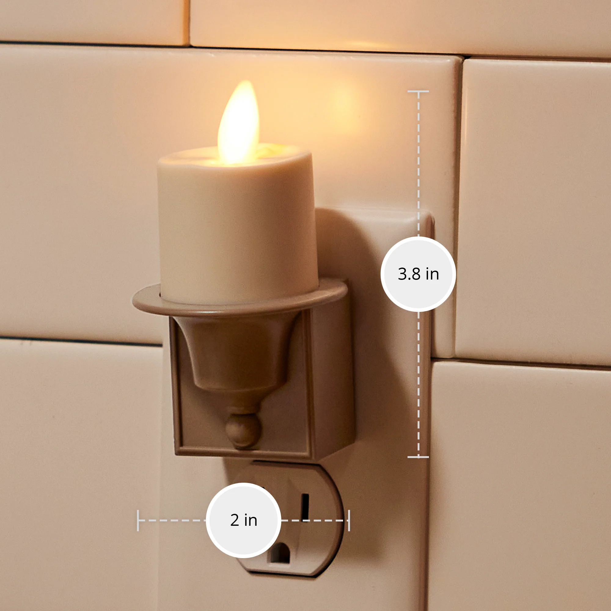 Bronze Flameless Candle Night Light - Image 26